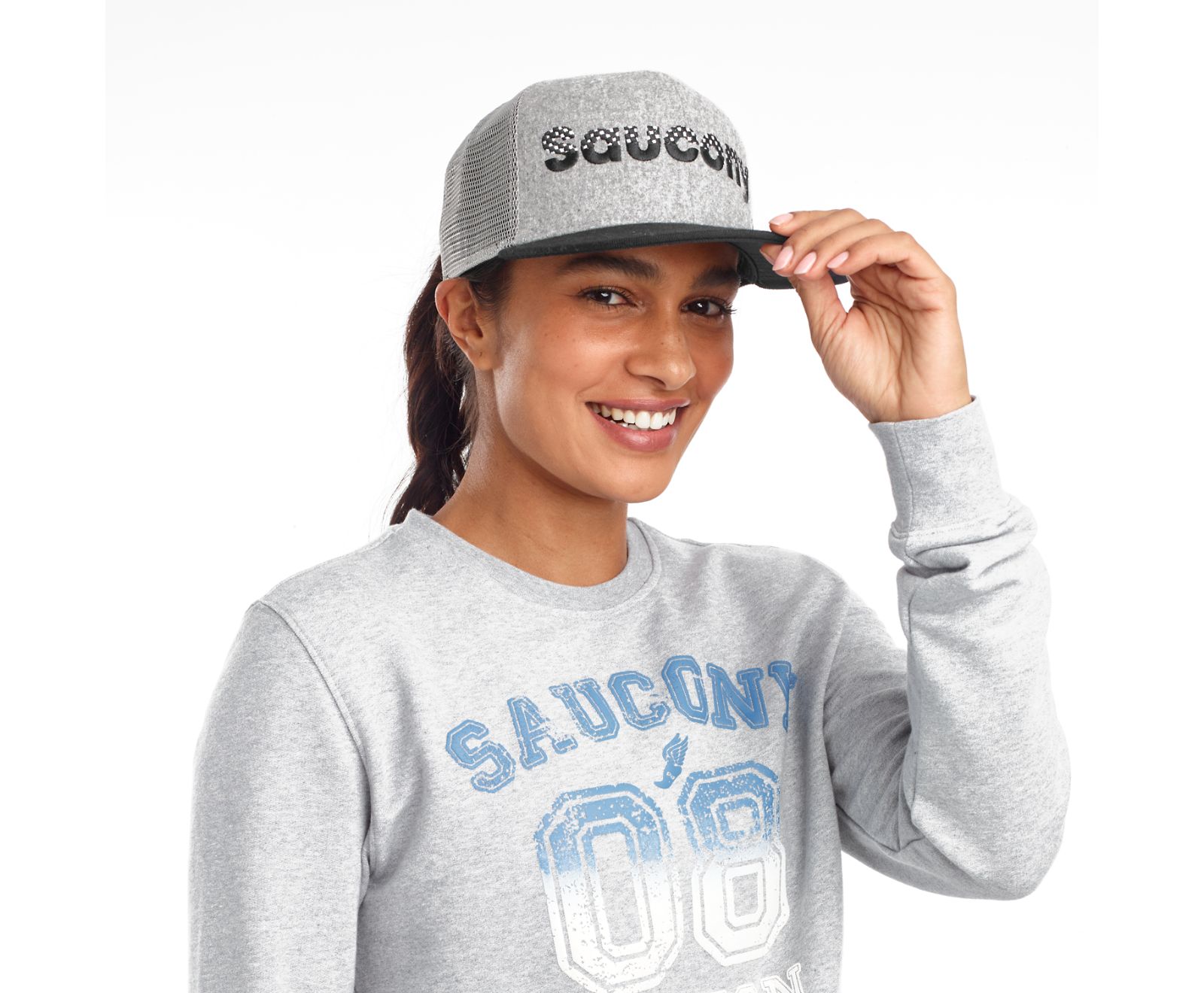 Sombreros Saucony Trucker Hombre Grises Claro | México 699VRWD